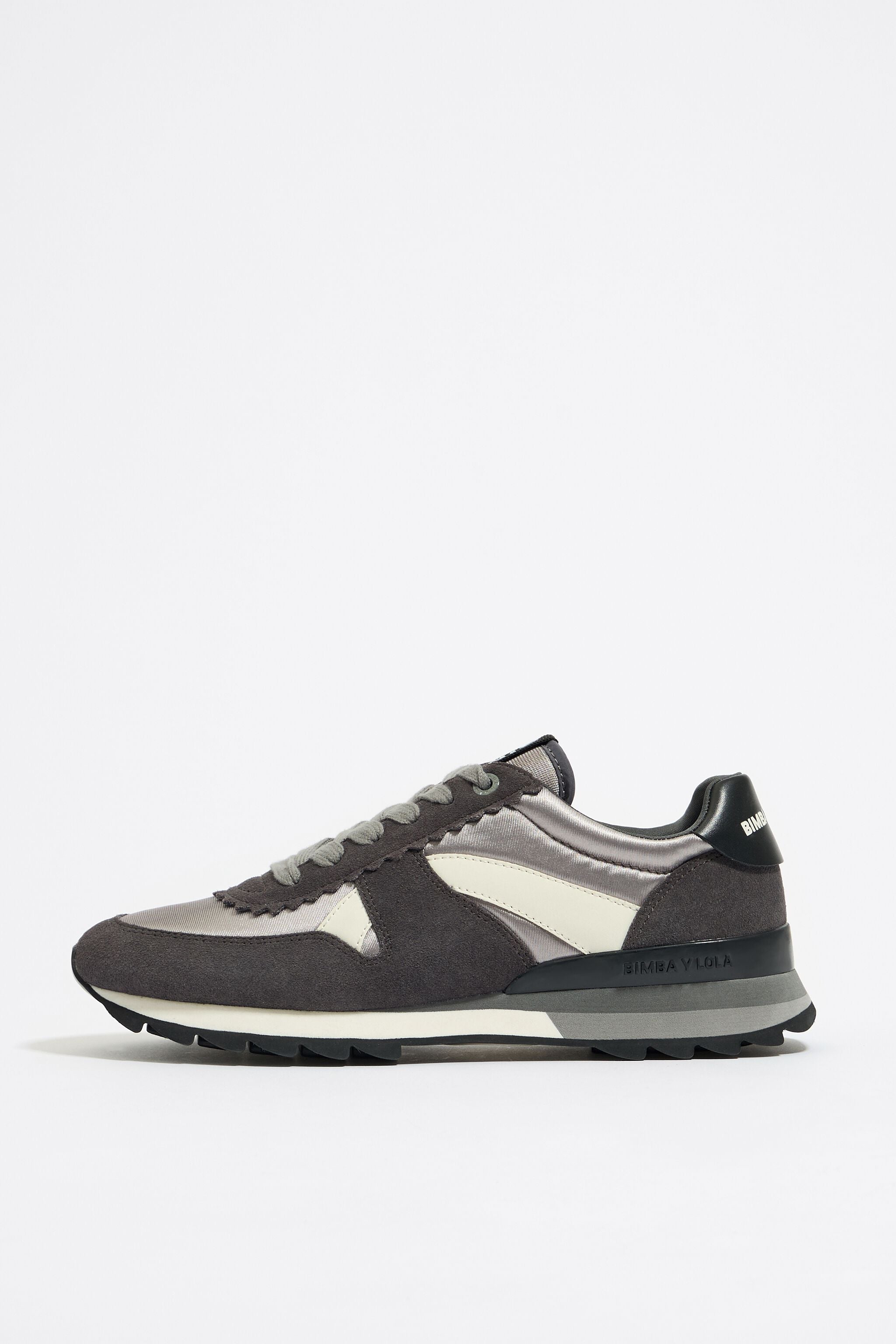 Dark silver 13 19 technical sneaker