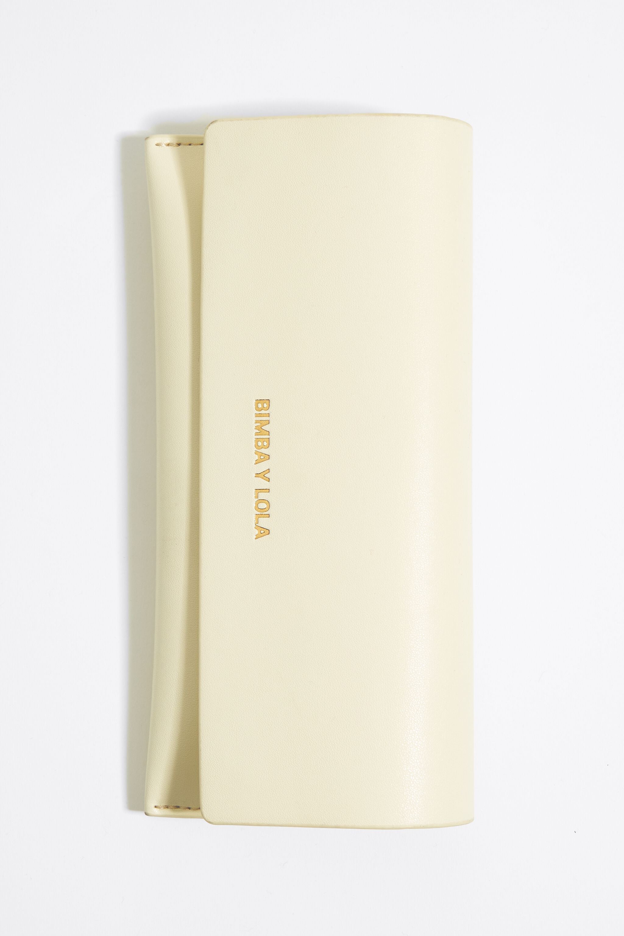 Cream rectangular sunglasses