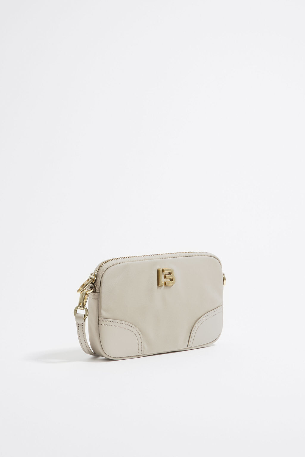 Mini stone nylon crossbody bag