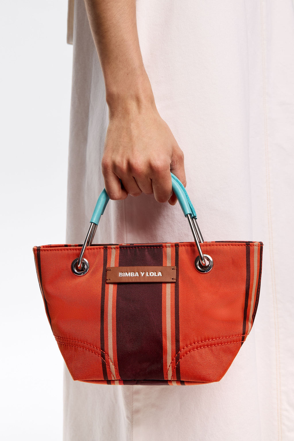 Mini orange Canopy handbag
