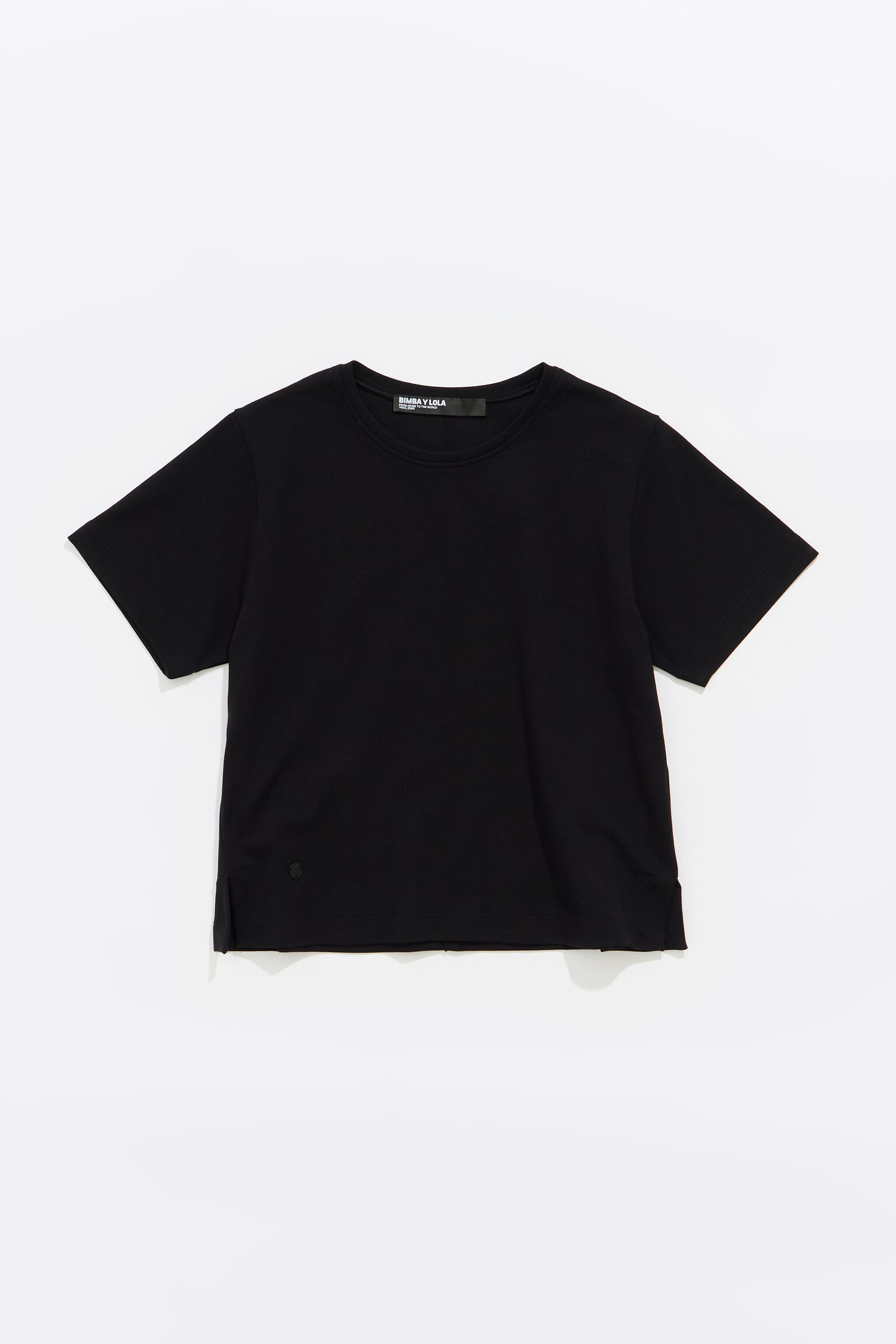 Black ponte di roma short straight top