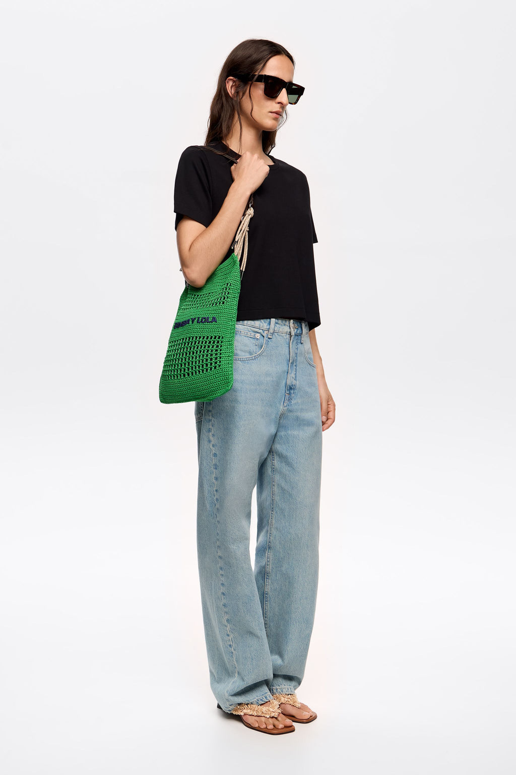 Black ponte di roma short straight top
