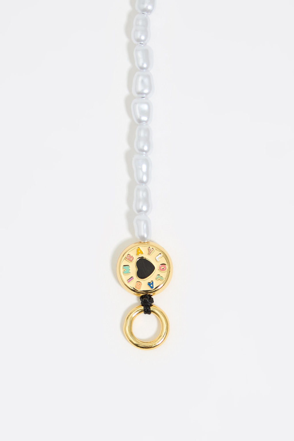 Logo pearls bracelet
