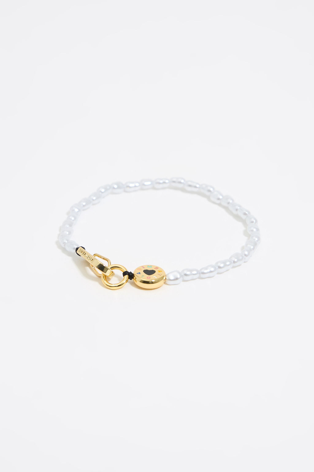 Logo pearls bracelet