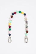 Green resin ball phone case chain