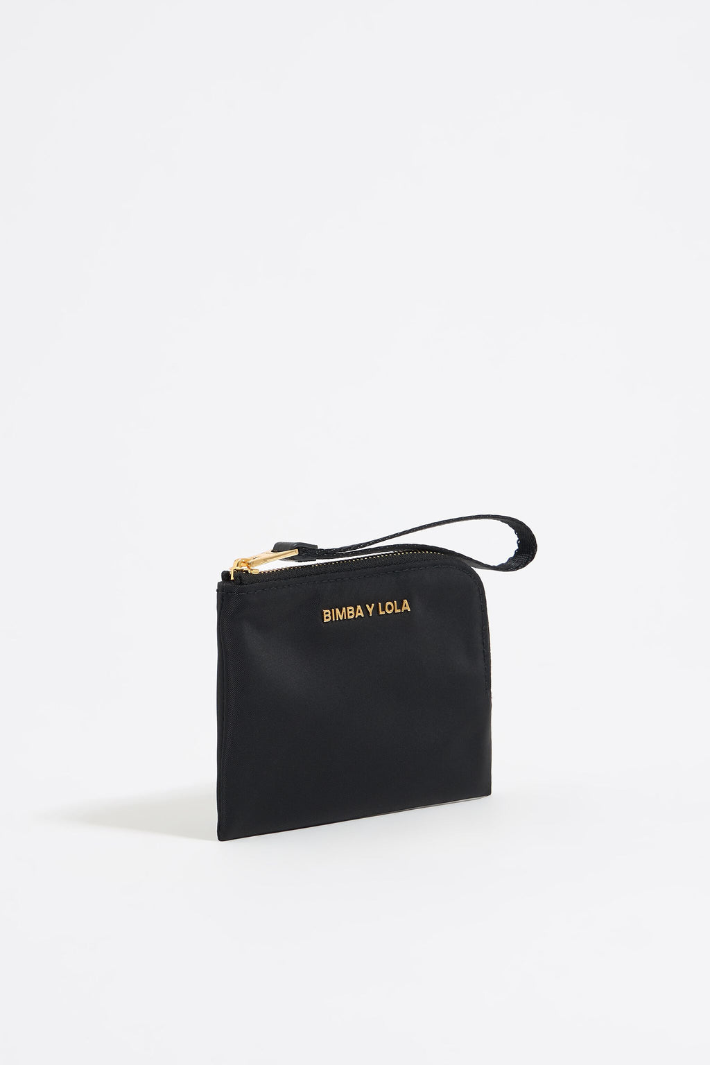 Black nylon coin purse