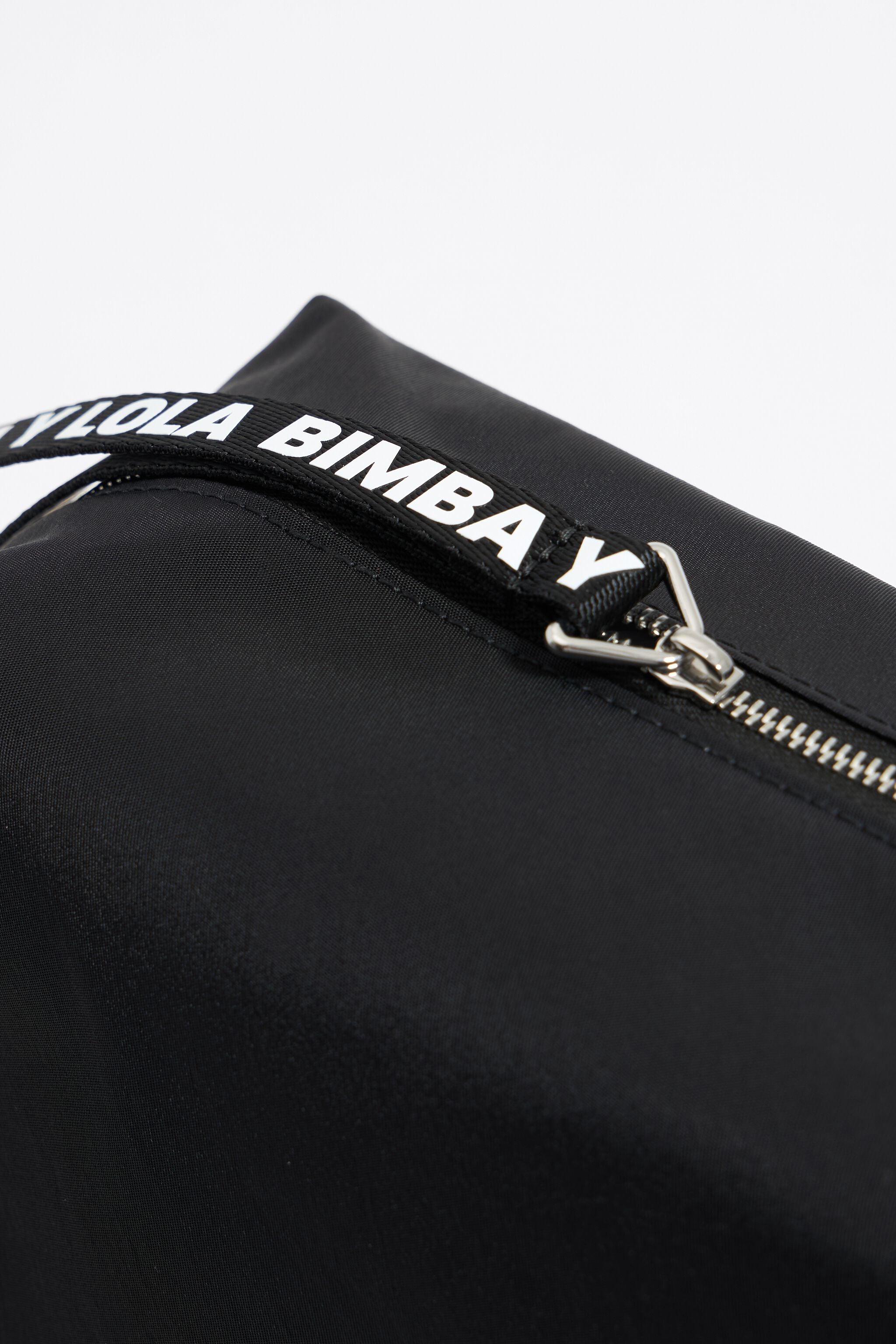 Large black nylon make-up case