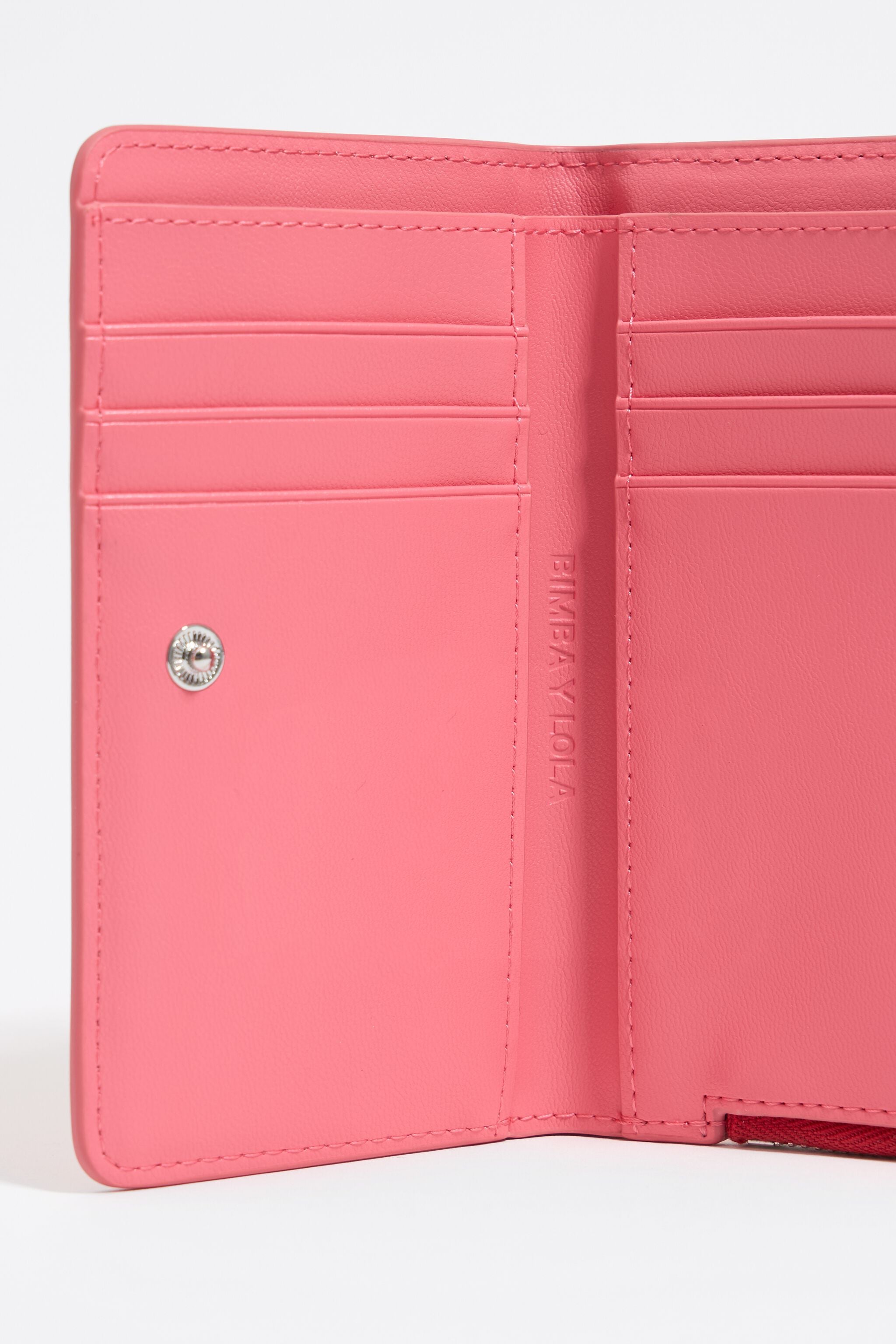 Strawberry mock croc purse