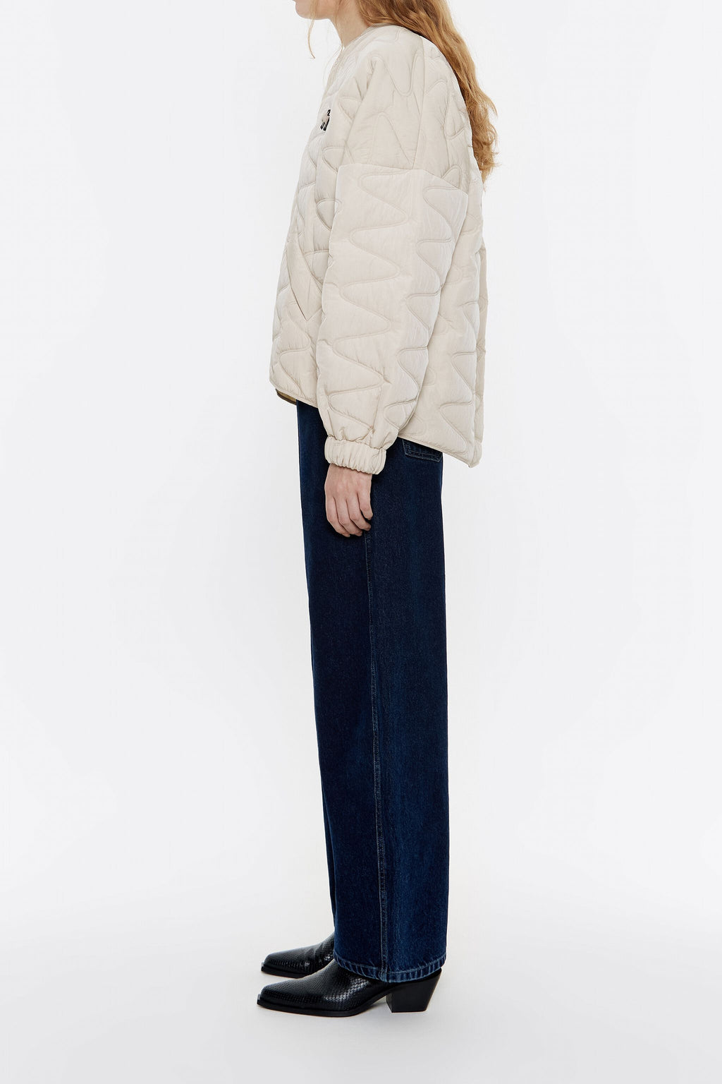 Ivory padded jacket