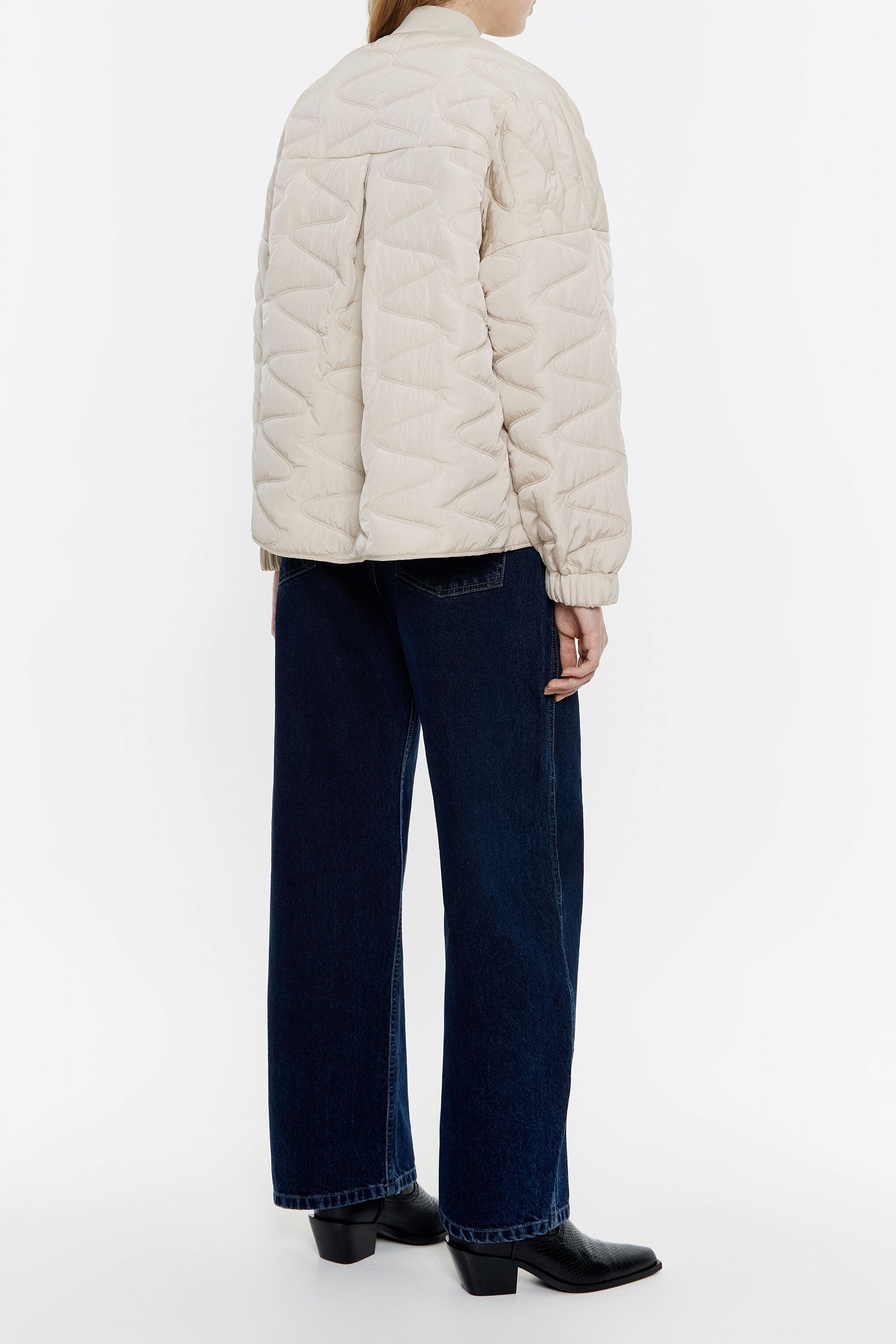Ivory padded jacket