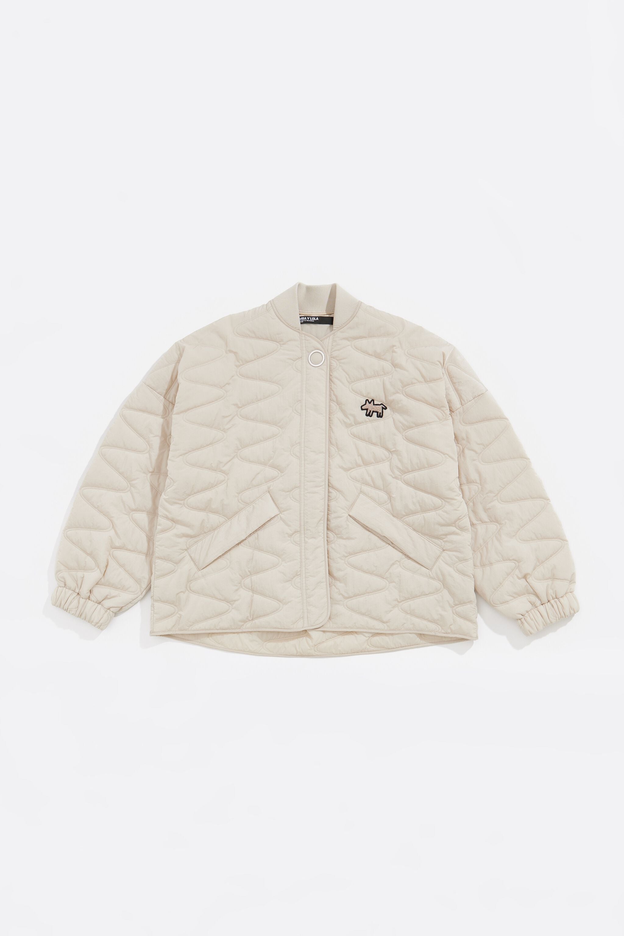 Ivory padded jacket