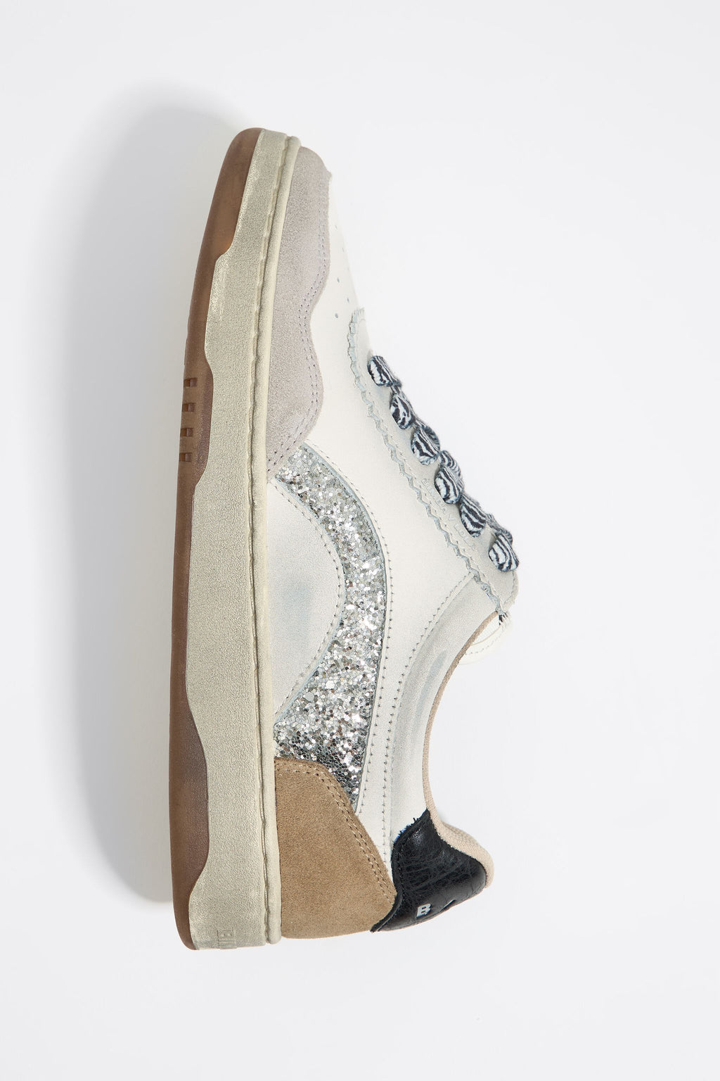 White leather 13 57 cupsole sneaker