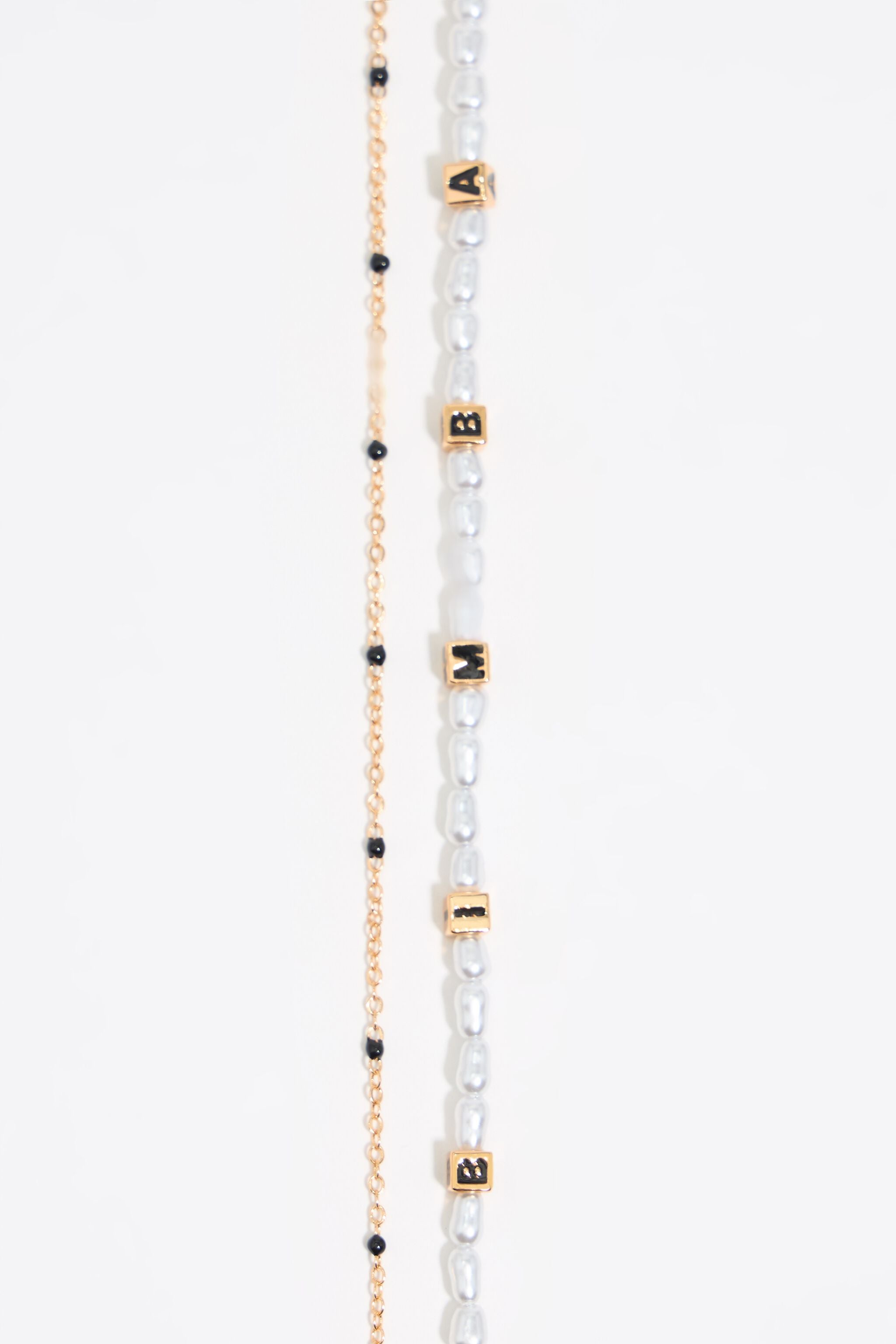 Black Dice logo necklace
