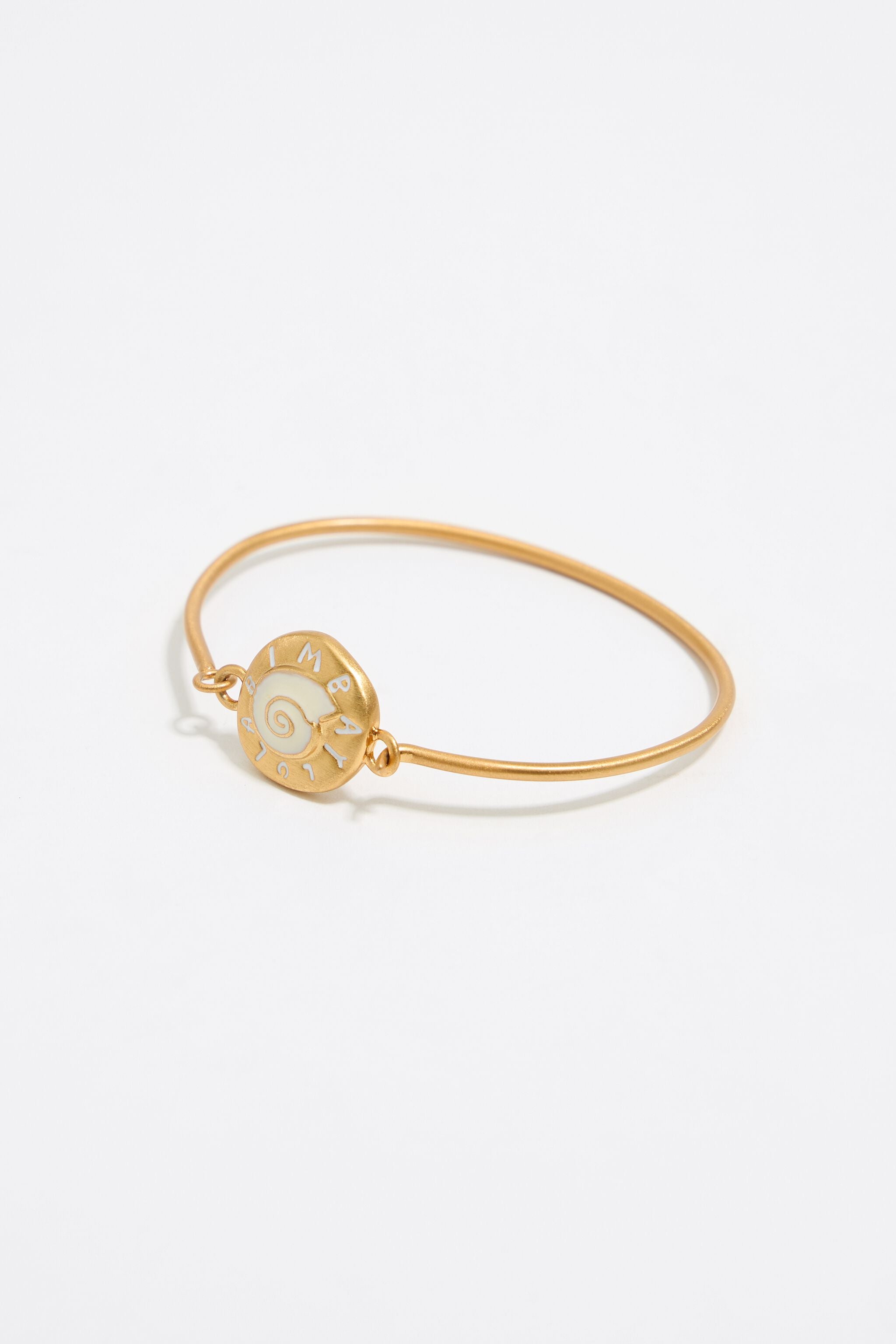 Ivory coin logo bracelet