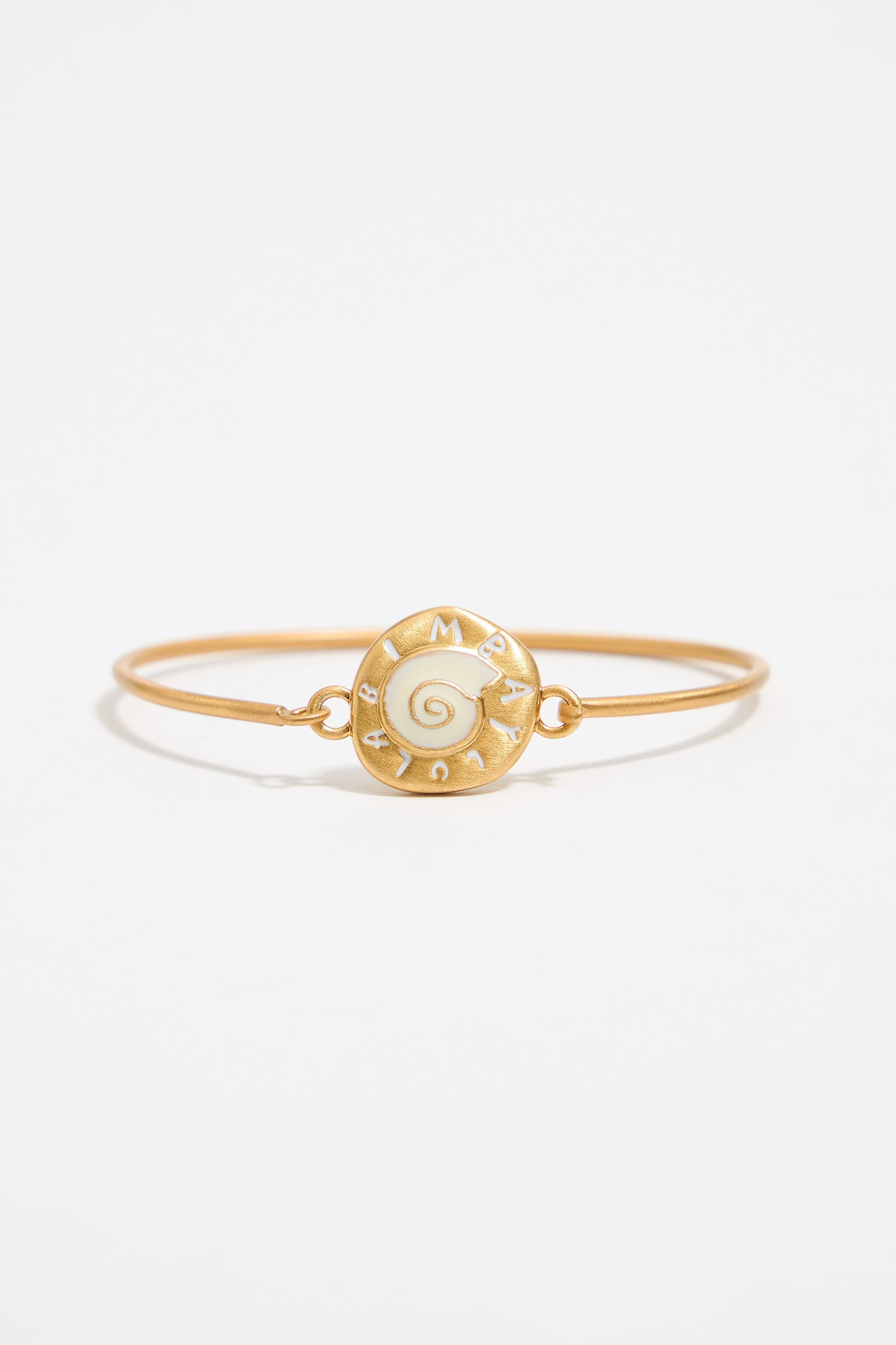 Ivory coin logo bracelet