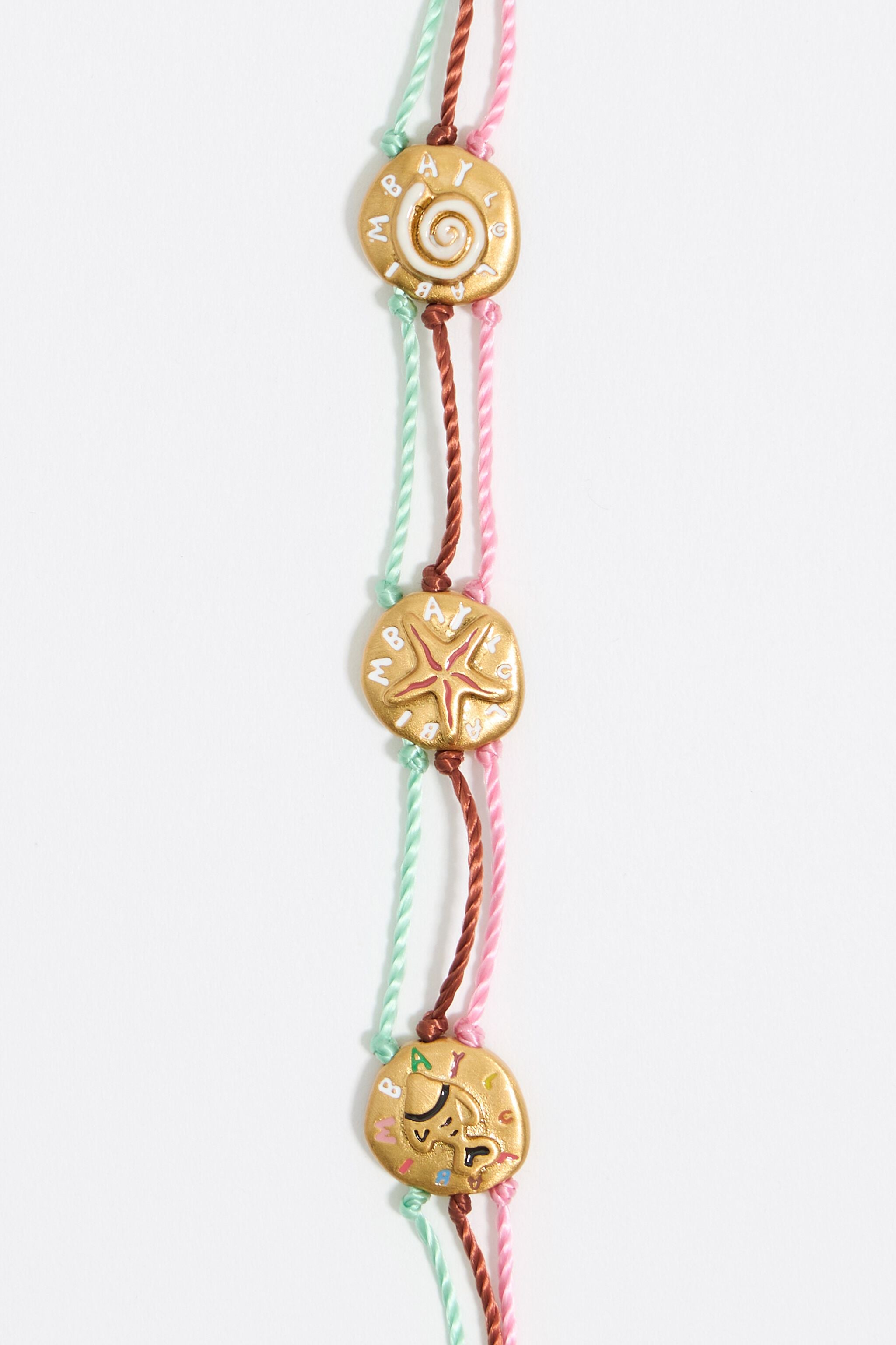 Coin logo multicolor friendship bracelet