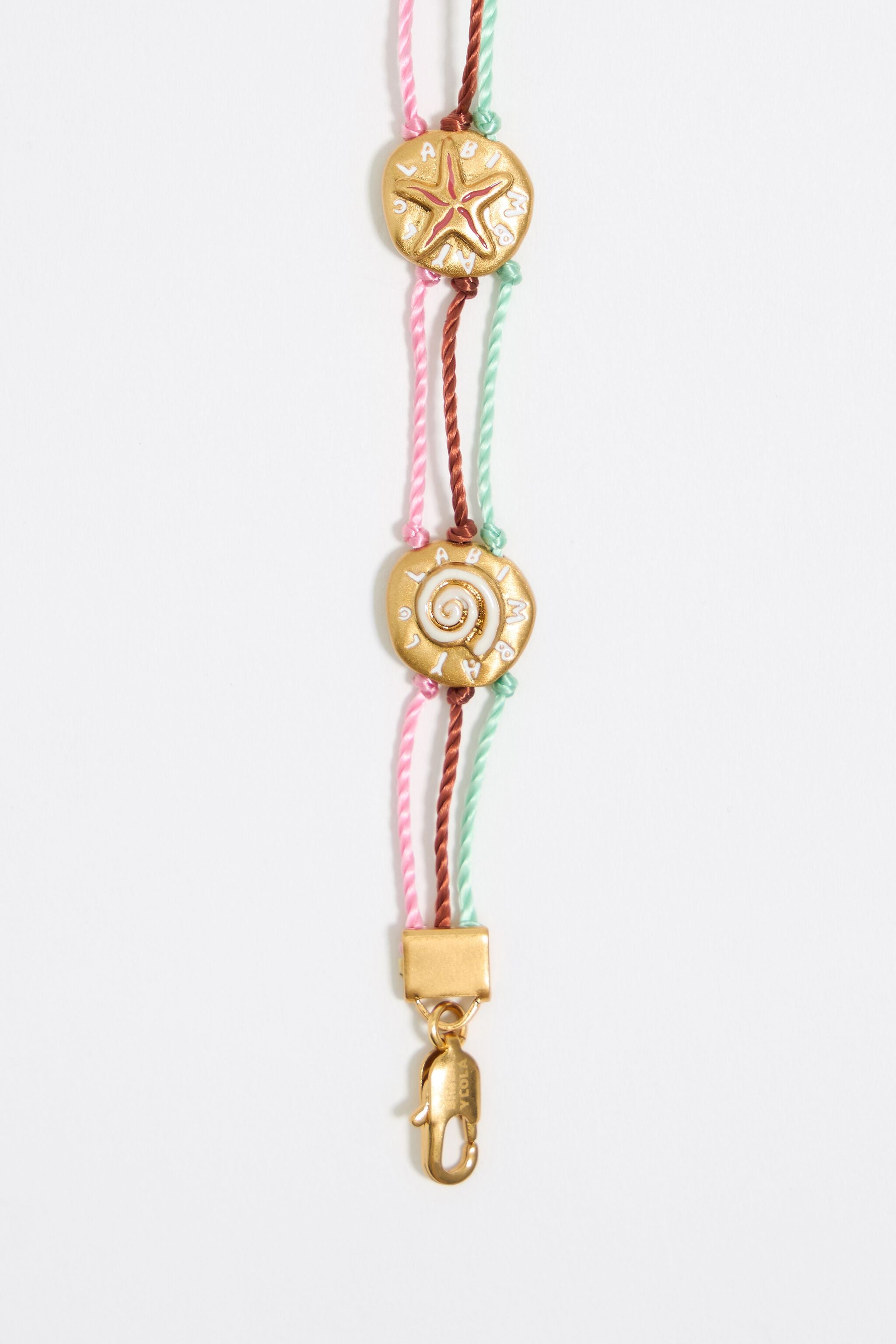 Coin logo multicolor friendship bracelet