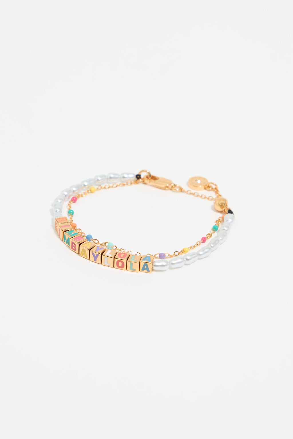 Multicolor Dice logo bracelet