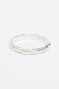 Textured silver bracelet