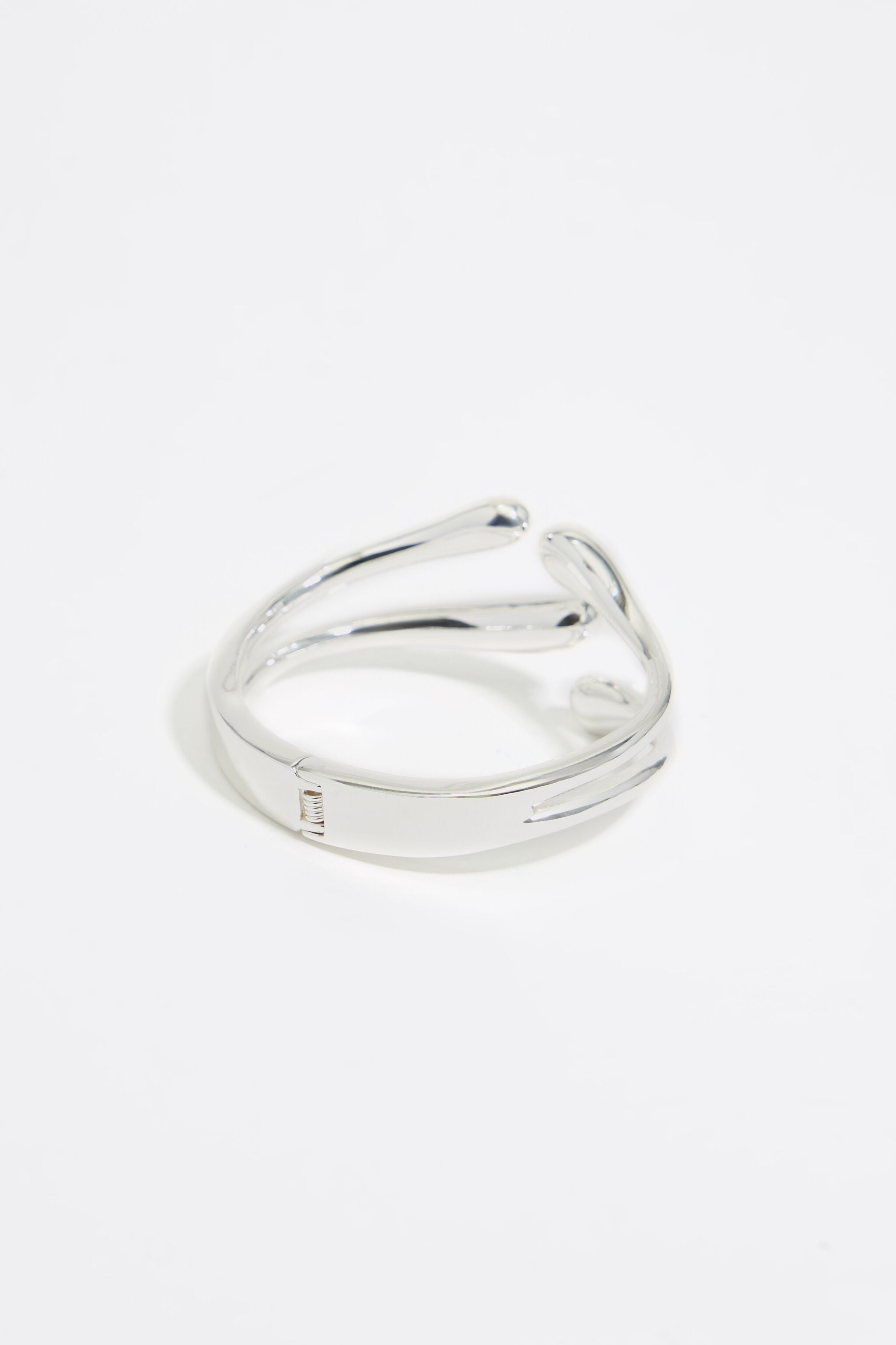 Silver metal bracelet