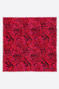 Strawberry mini floral brushstrokes shawl