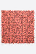 Jungle print cotton/lurex shawl