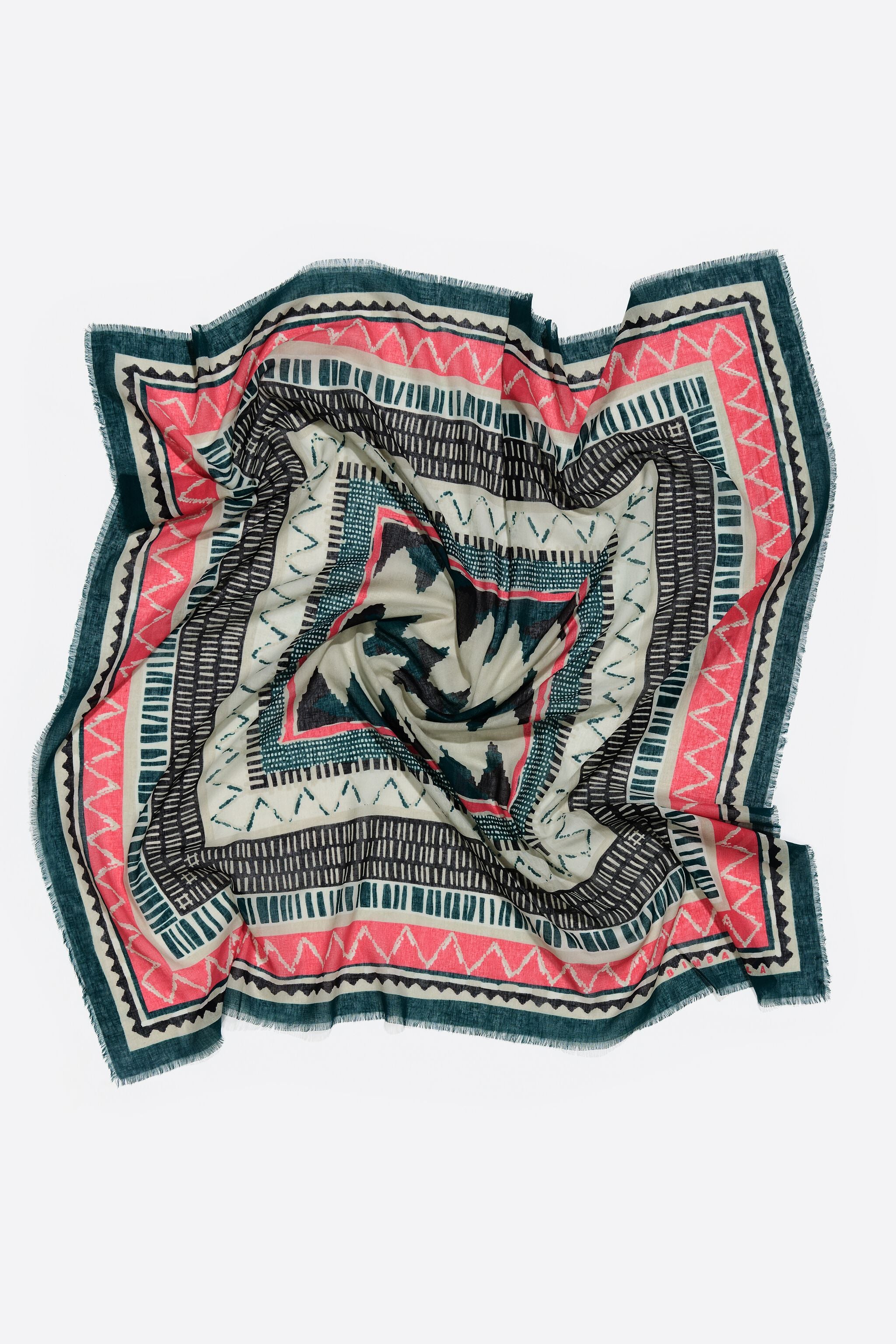 Ikat print shawl