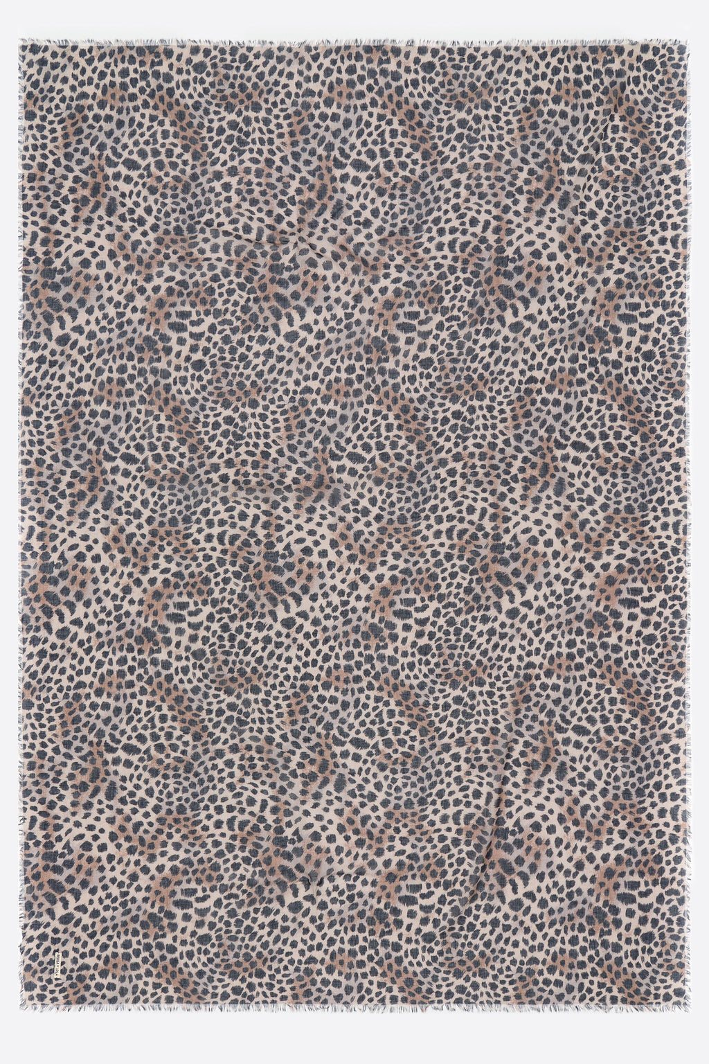 Khaki Cheetah fine sarong shawl
