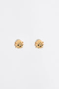 Gold ladybug earrings