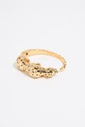 Gold and black panther bracelet