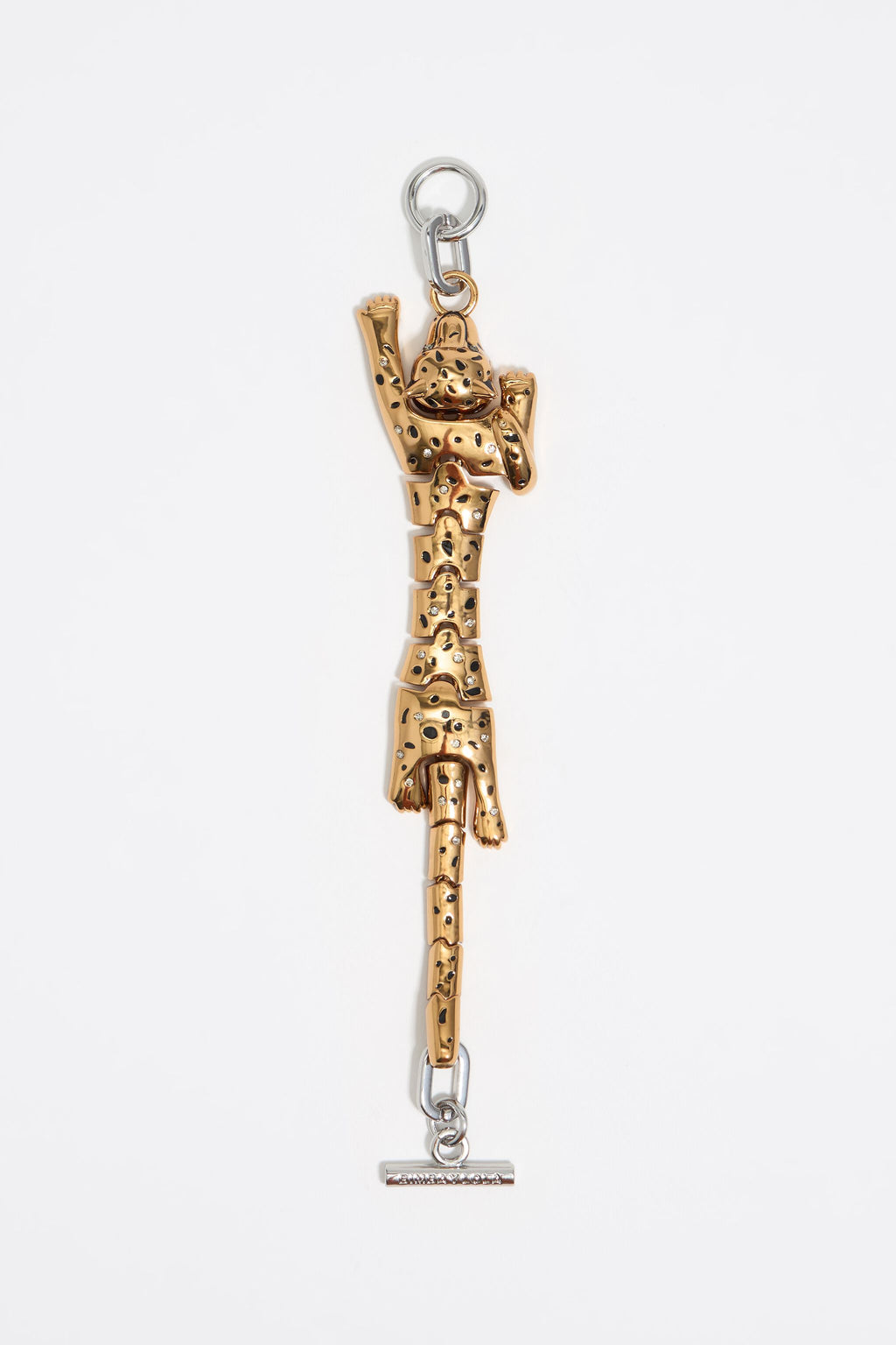Gold panther bracelet
