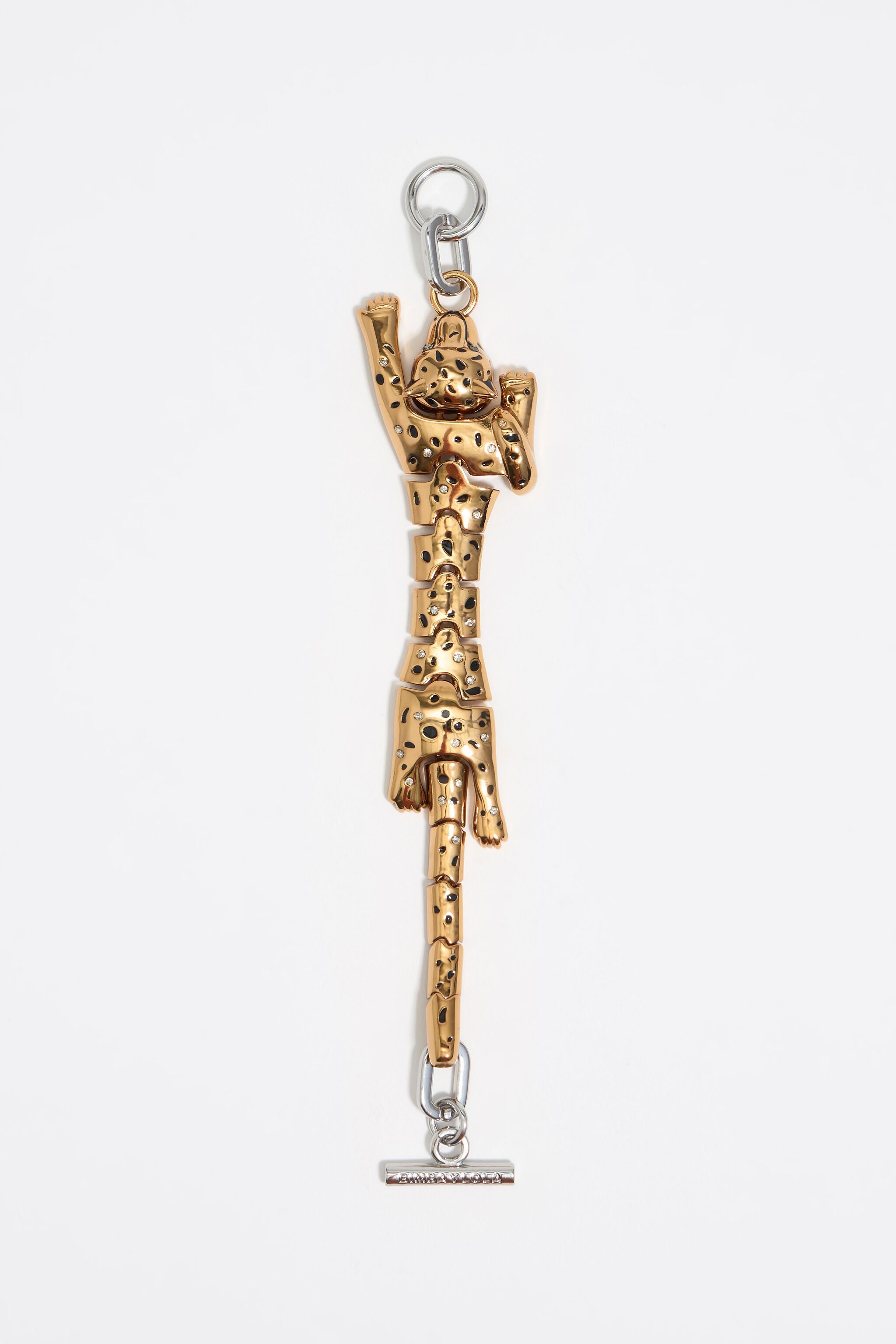 Gold panther bracelet