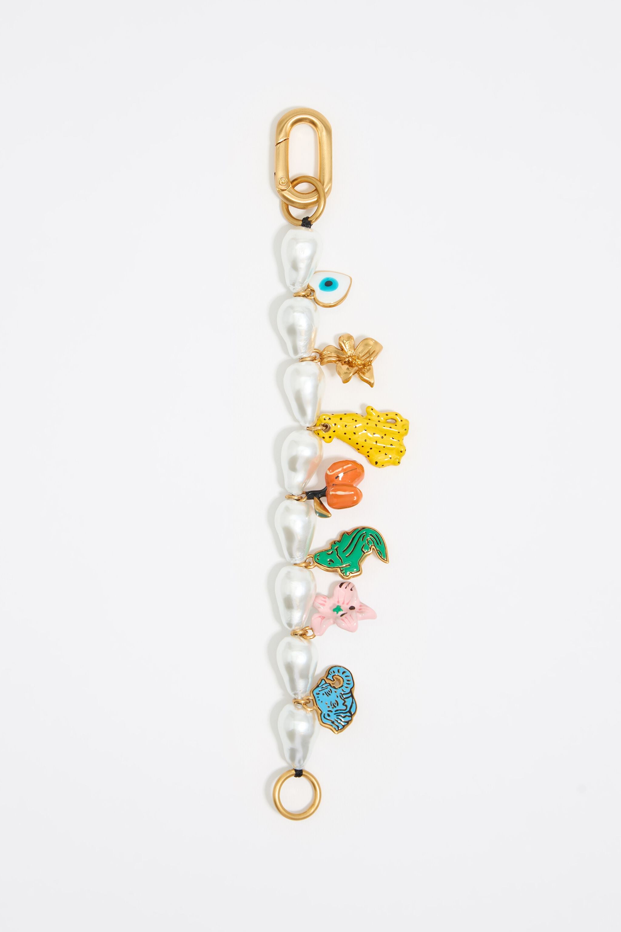 Jungle charms pearl bracelet