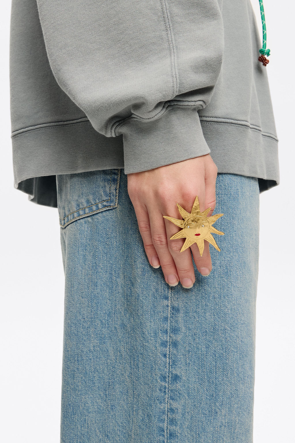 Golden sun ring