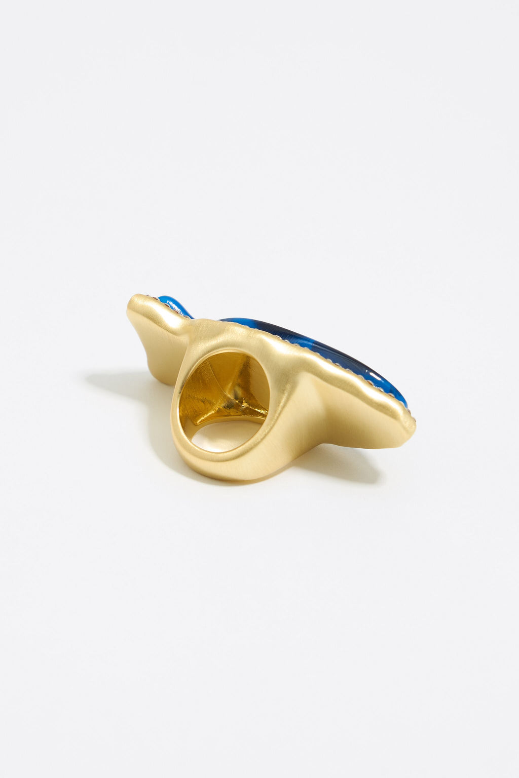 Blue fish ring