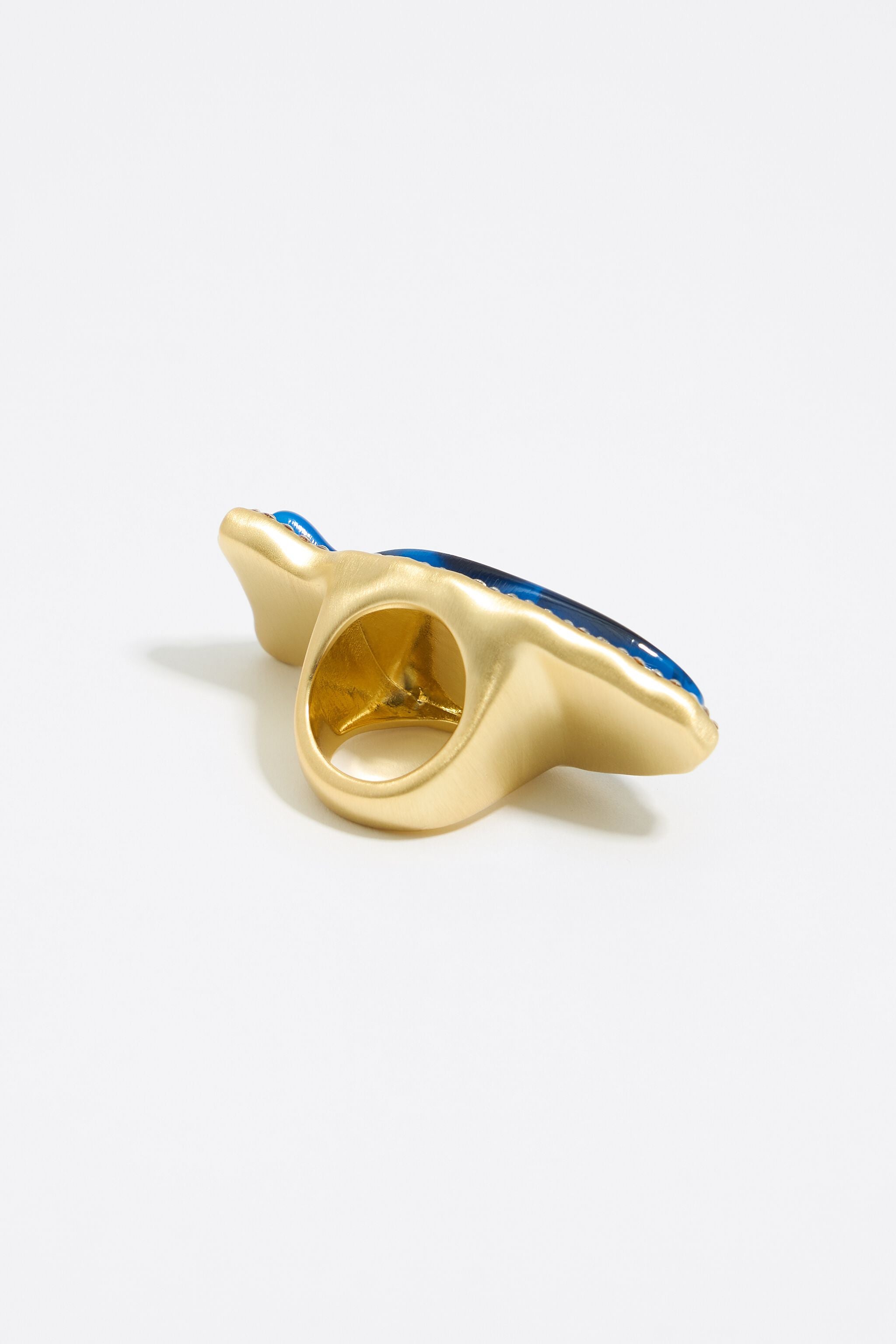 Blue fish ring