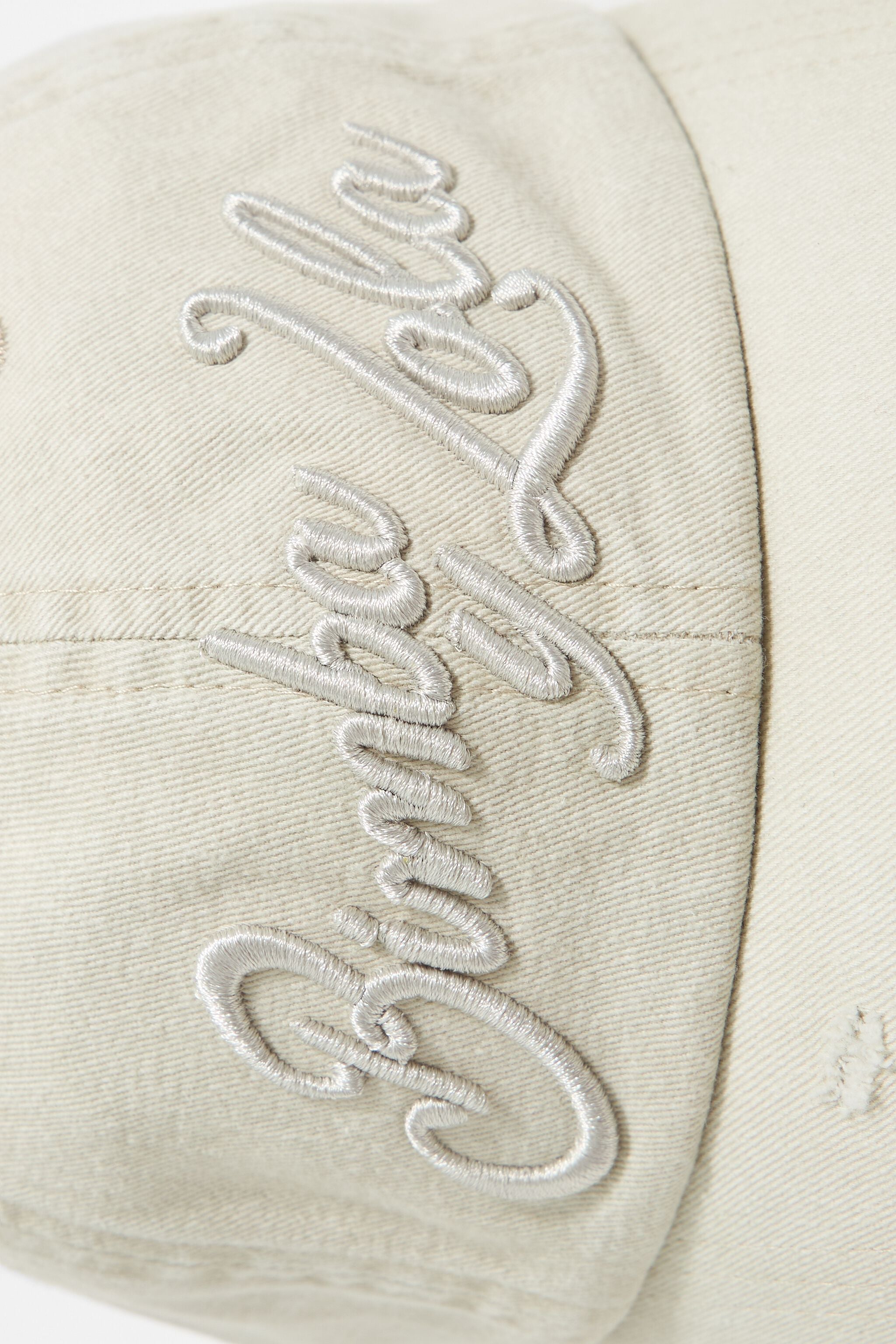 White cotton cap