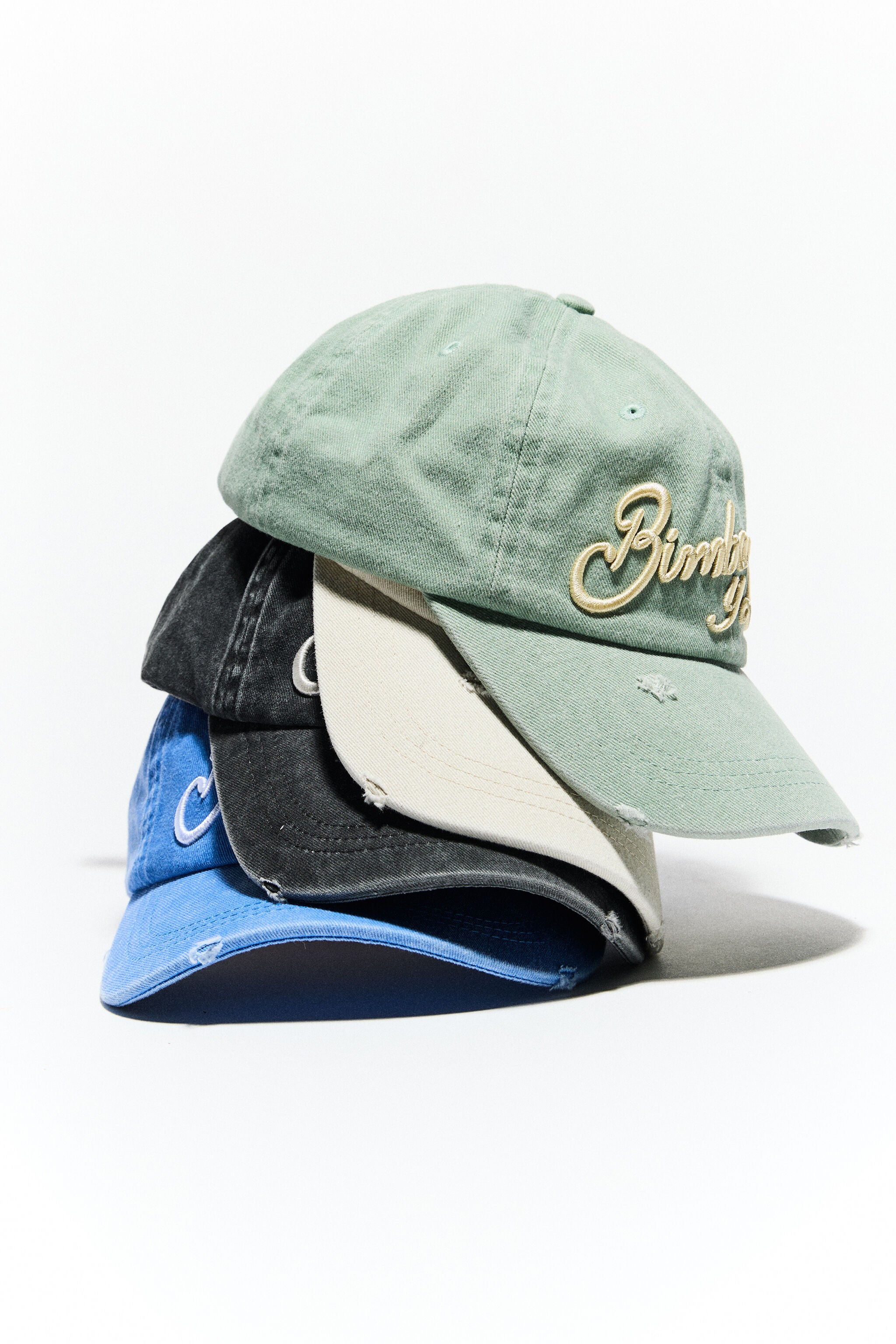 Green cotton cap