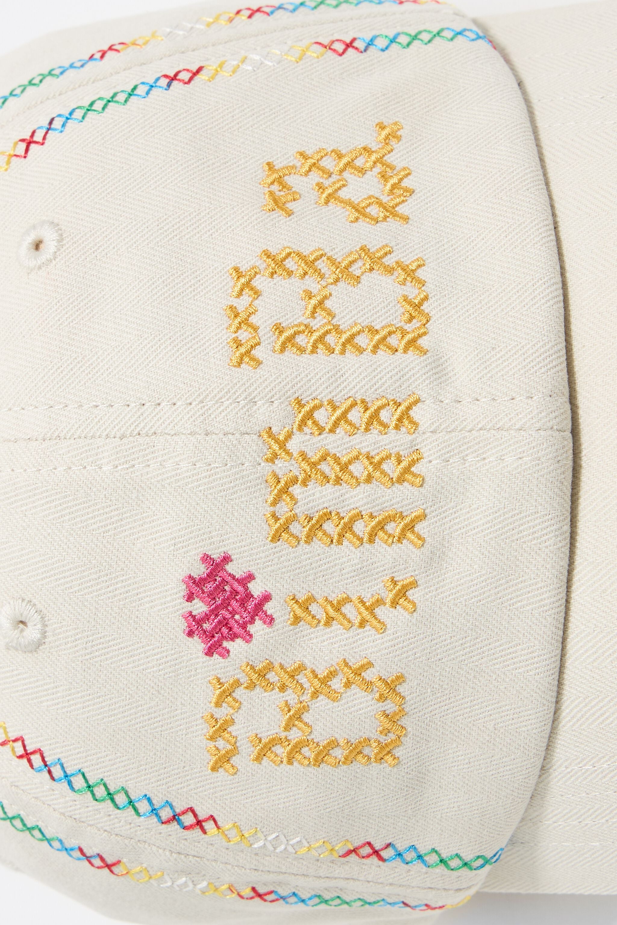 Ivory cotton cap