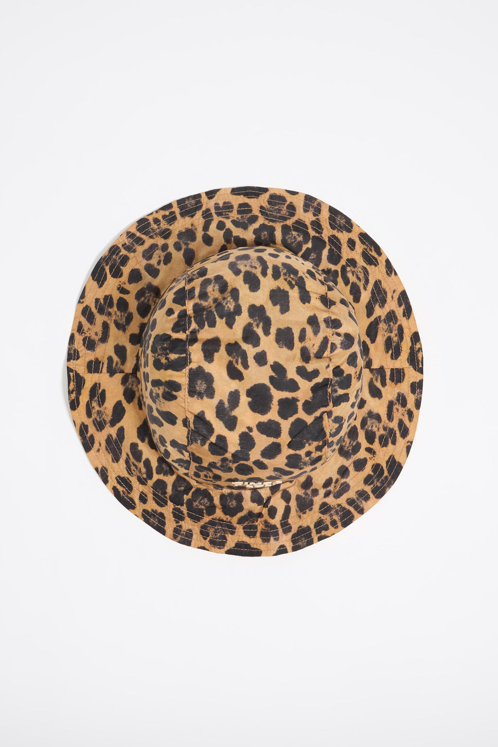 Leopard nylon bucket hat