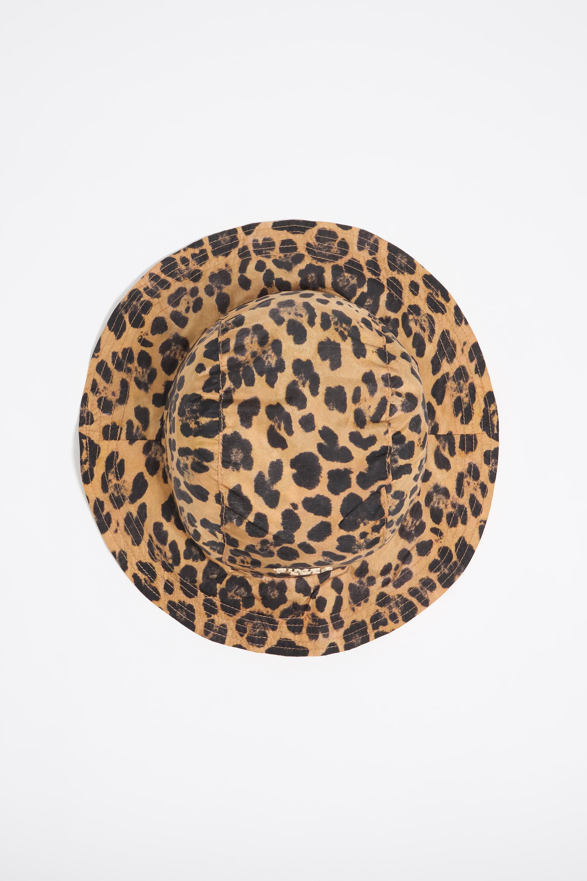 Leopard nylon bucket hat