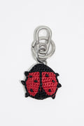 Raffia paper ladybug keychain