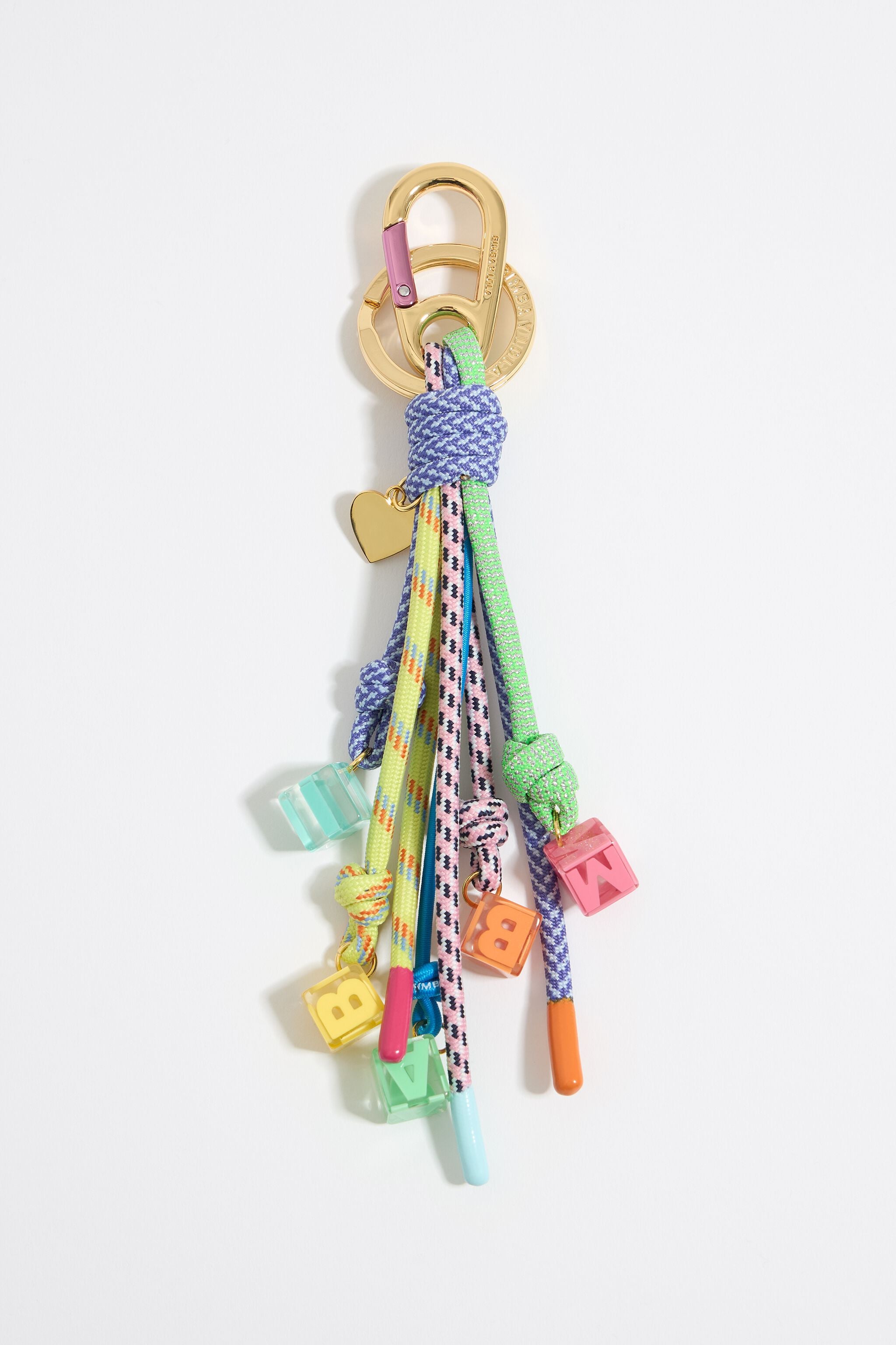 Blue ropes key ring
