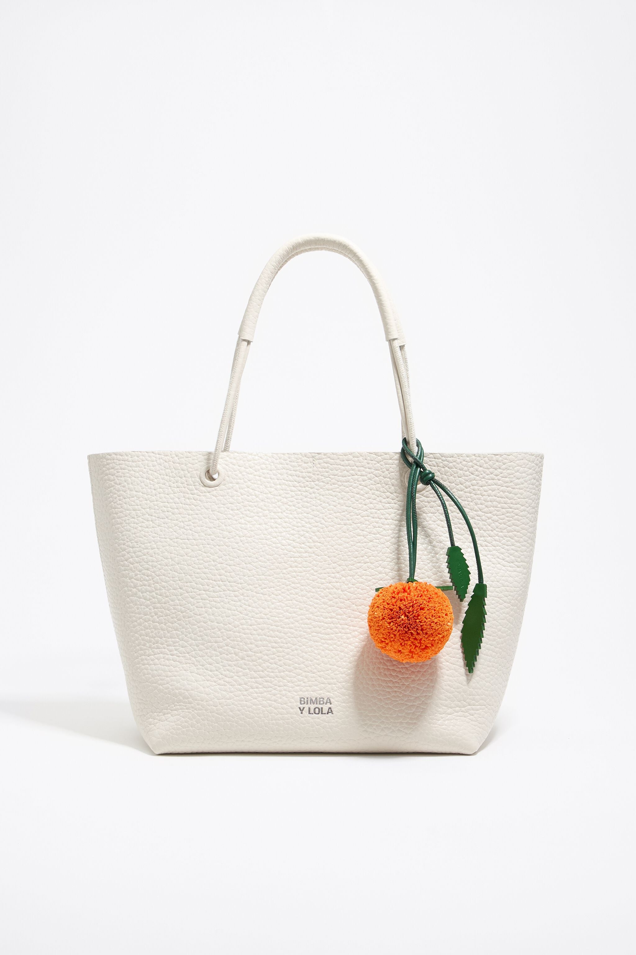 Orange bag charm