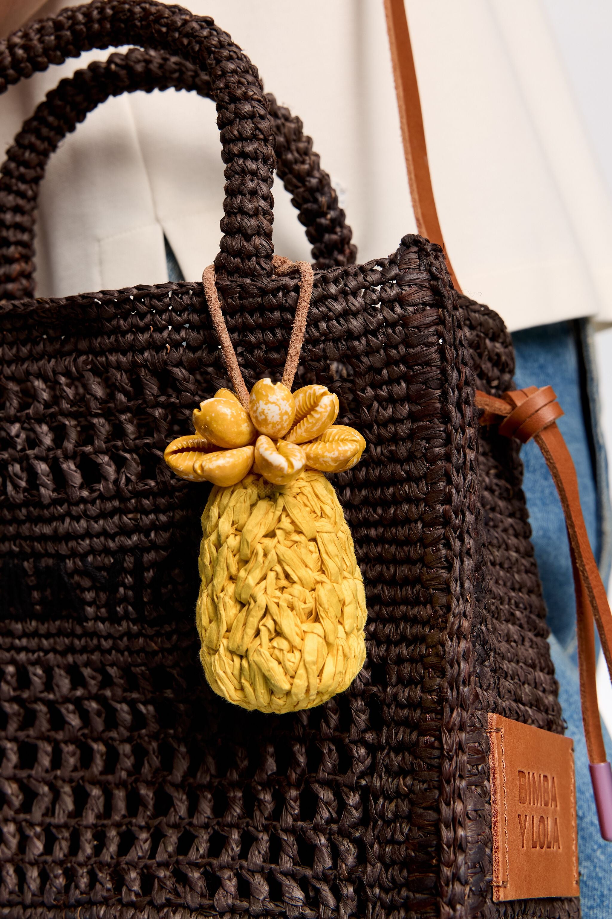 Pineapple bag charm