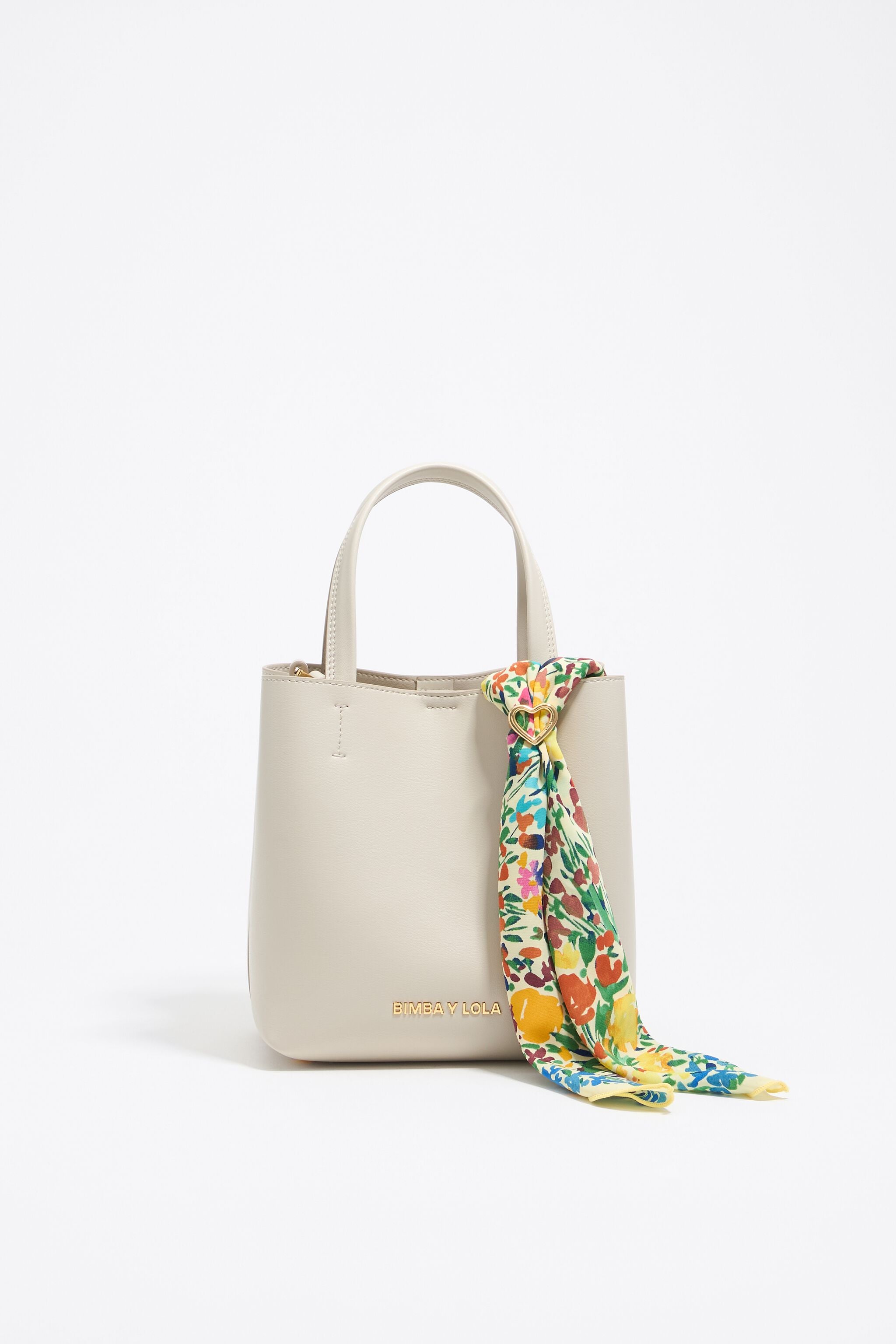 Multicolor floral scarf charm