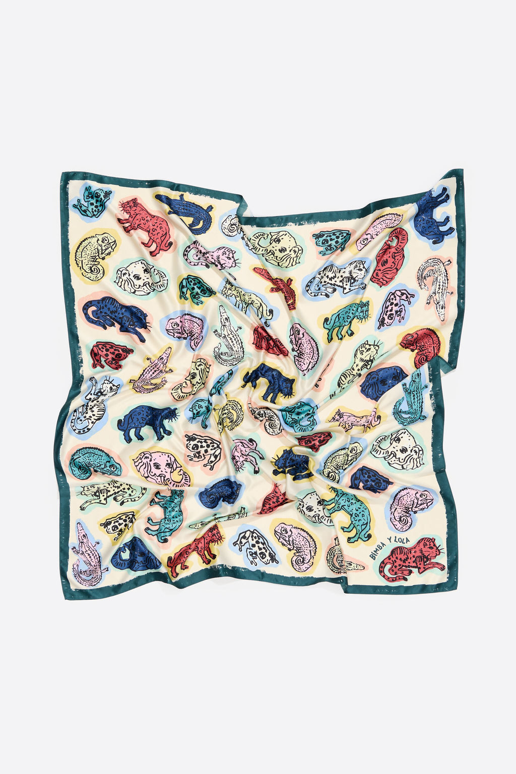 Ivory Jungle scarf