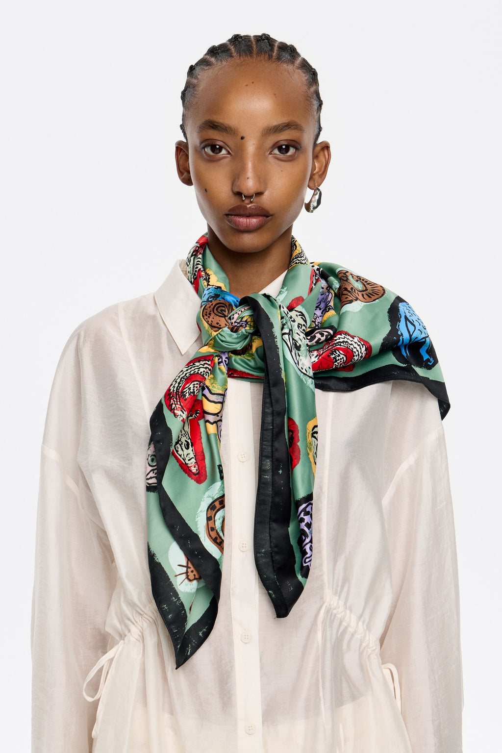 Green Jungle scarf