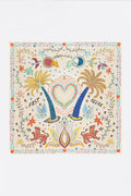 Sand palm tree scarf