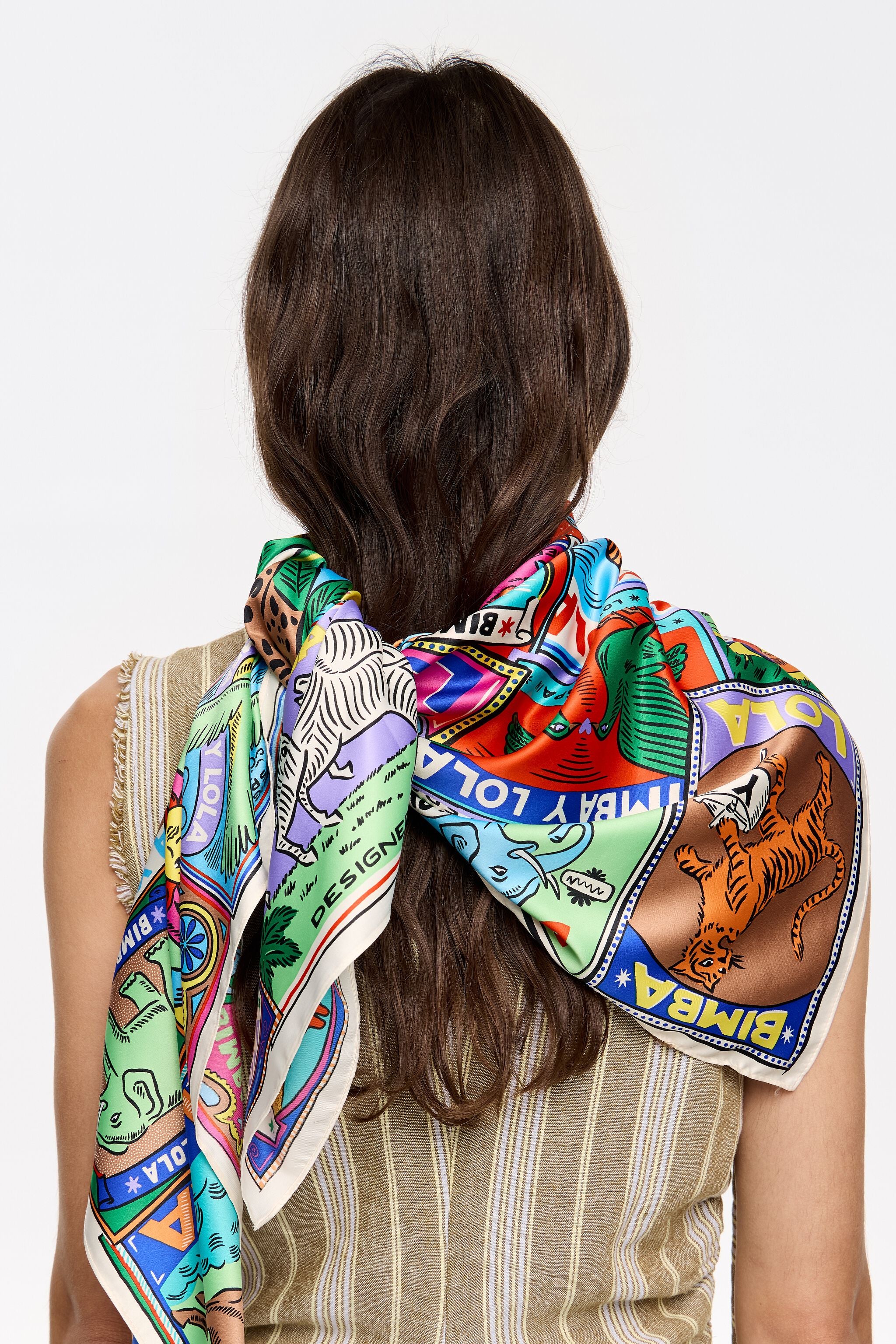 Pink matchbox scarf